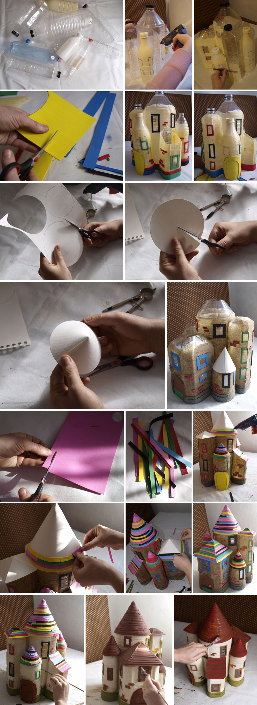 We've Just Recycled Some Plastic Bottles Into A Fairytale House