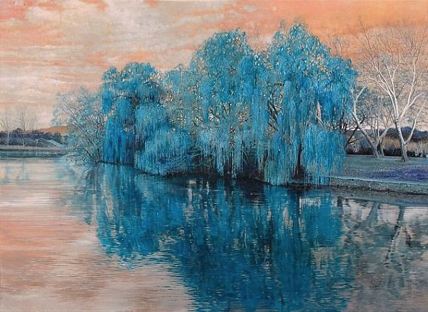 Artist's Meticulously Detailed Paintings Play With Perceptions Of Size.