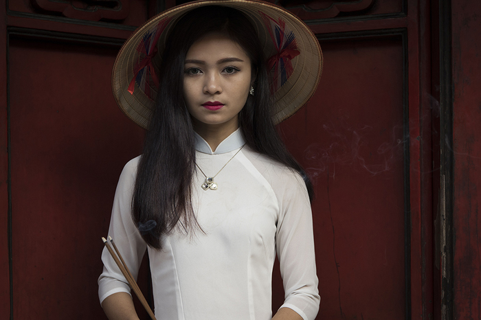 Beautiful Girls Wearing Elegant Ao Dai In Vietnam Beautiful Girls Wearing Elegant Ao Dai In Vietnam