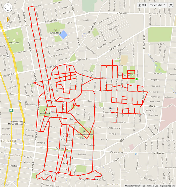 Strava Yoda (25.6 km, 1 h 25 min)