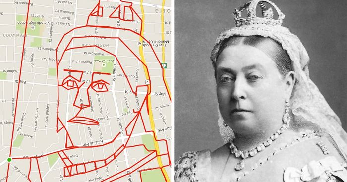 Artist Draws World’s Largest Doodles By Riding His Bike With GPS