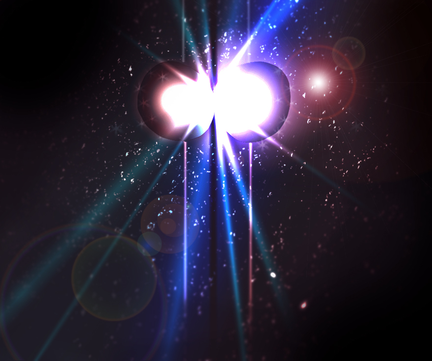 Two Colliding Discoballs