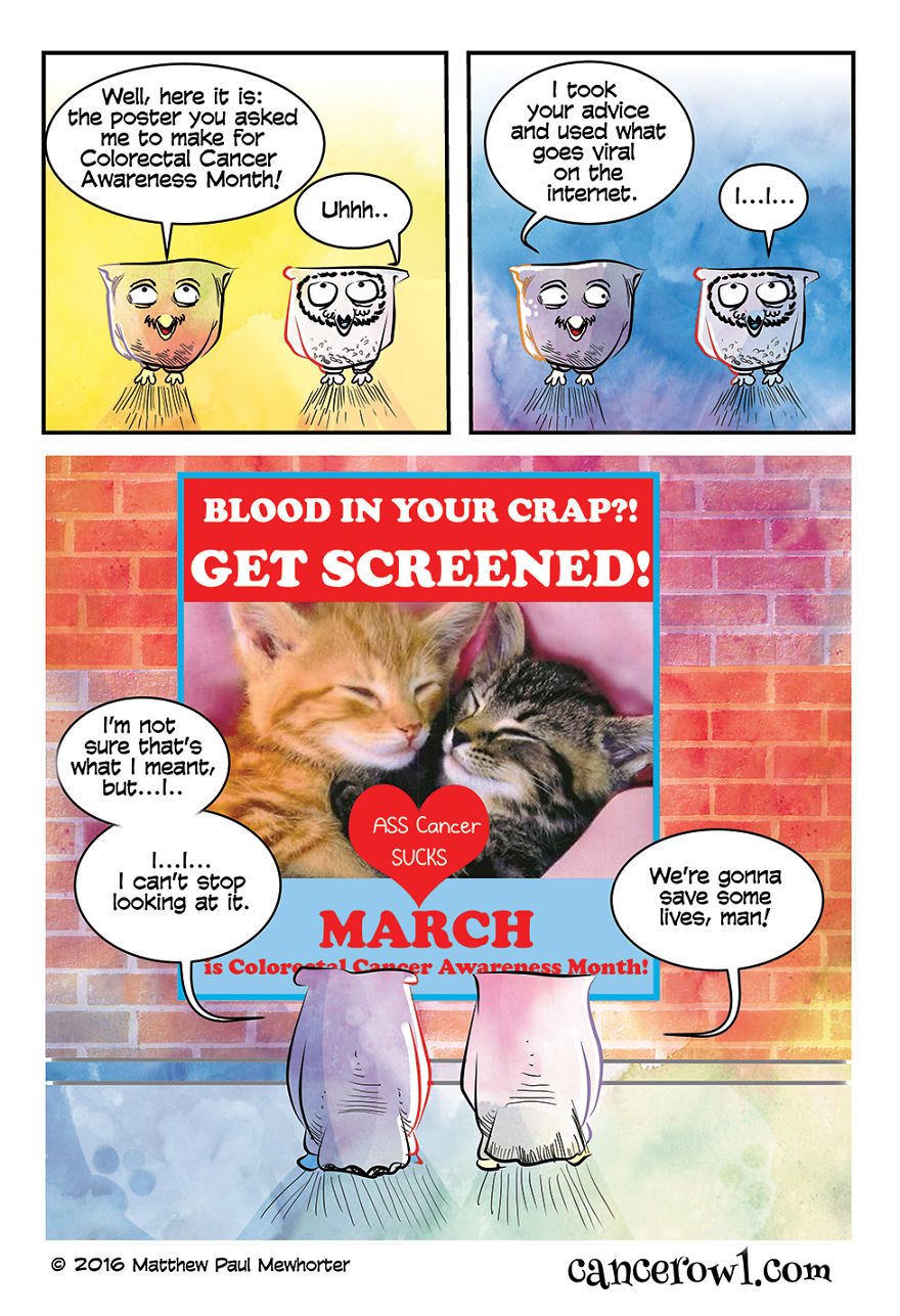 I'm A Cancer Survivor And To Warn Others I Created This Fun Comic