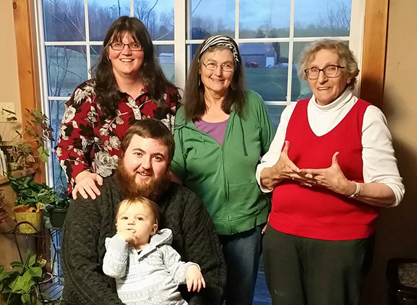 Here's My Five Generation Family Photo