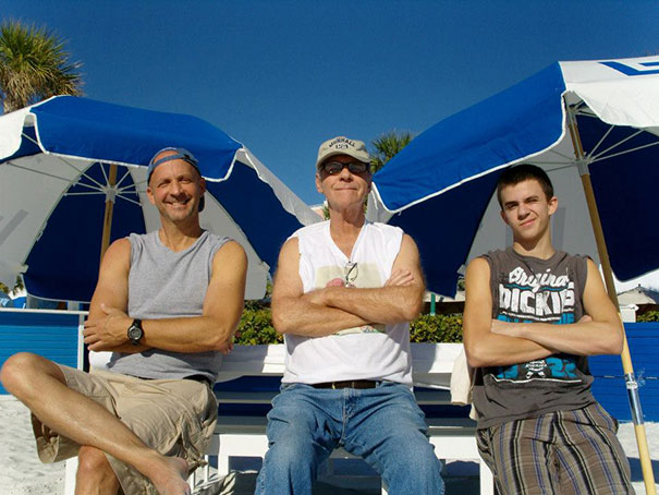 Three Generations On My Badass Grandpa's 80th