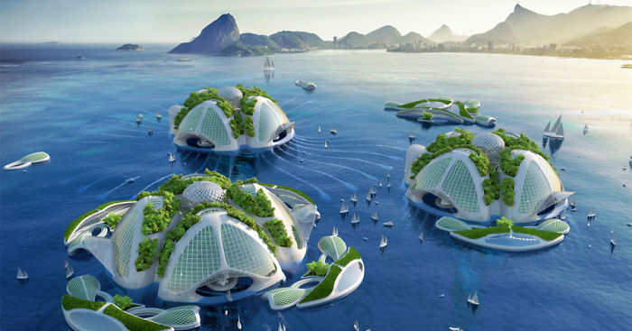 Architect Plans An Underwater Eco Village From 3D Printed Recycled Plastic