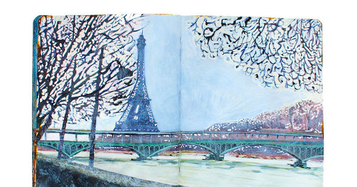 I Documented Two Years of Travel By Painting In My Moleskine Notebook