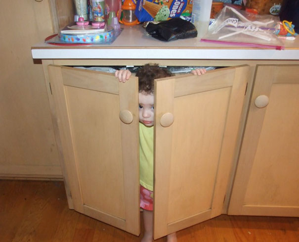 My Daughters Idea Of Hide And Seek