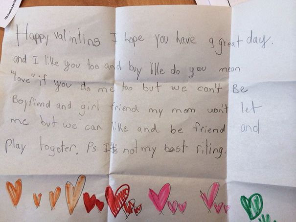 My Wife Found This Love Note On The Floor Of The Elementary School She Works At