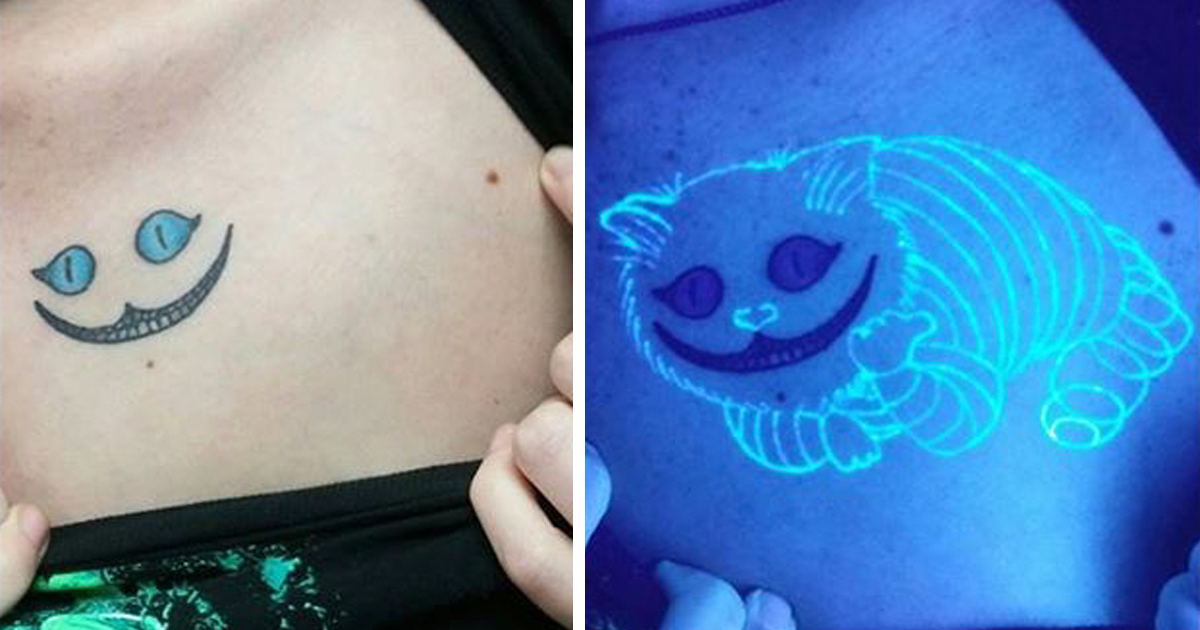 49 Awesome Glow In The Dark Tattoos Visible Under Black Light