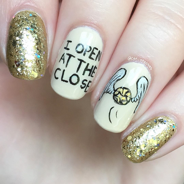 Harry Potter Nails Art