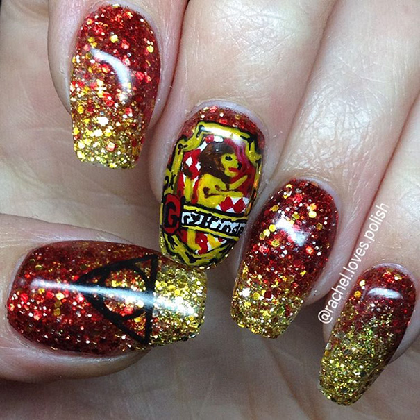 Harry Potter Nails Art