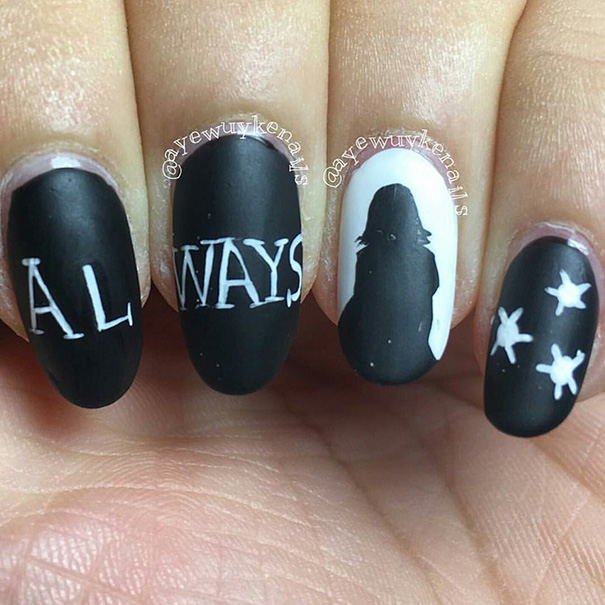 Harry Potter Nails Art