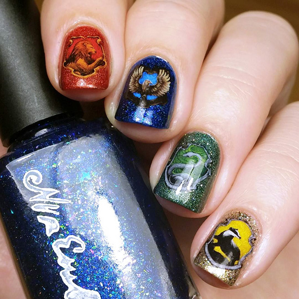 Harry Potter Nails Art