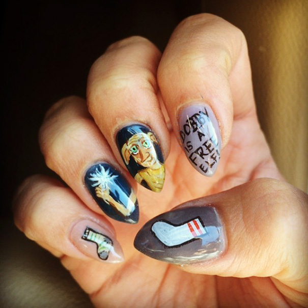 Harry Potter Nails Art