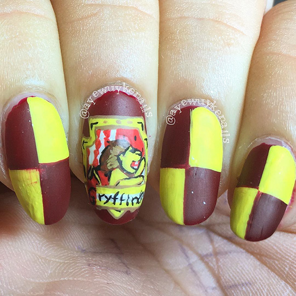 Harry Potter Nails Art
