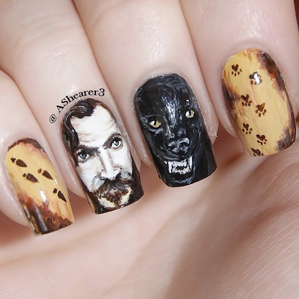 Harry Potter Nails Art