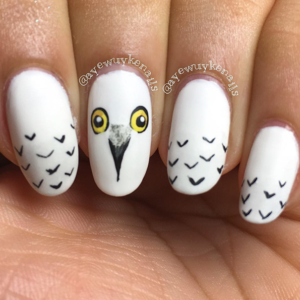 Harry Potter Nails Art