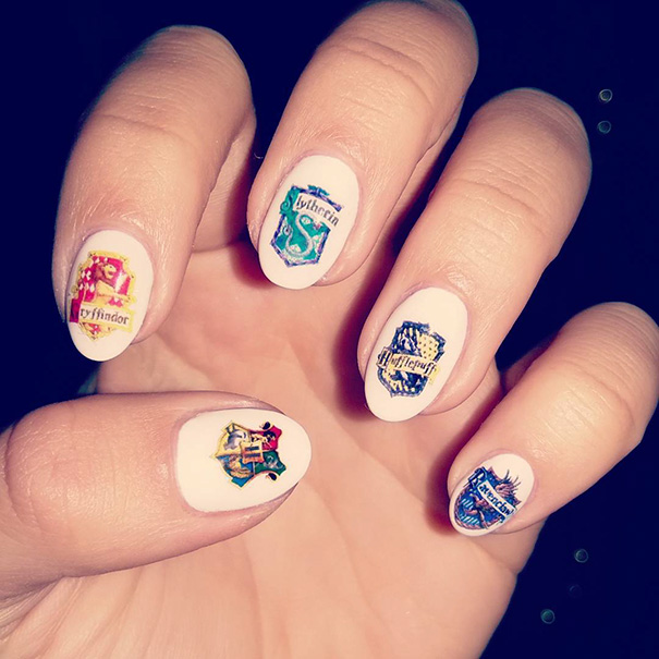 Harry Potter Nails Art