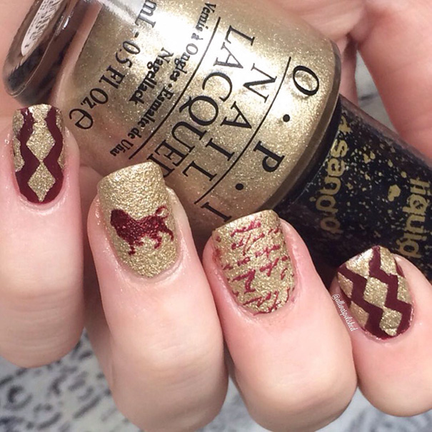Harry Potter Nails Art