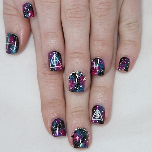 Harry Potter Nails Art