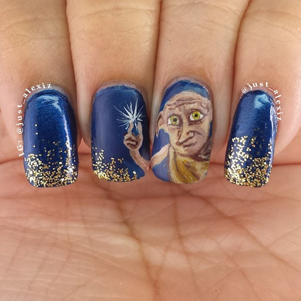 Harry Potter Nails Art