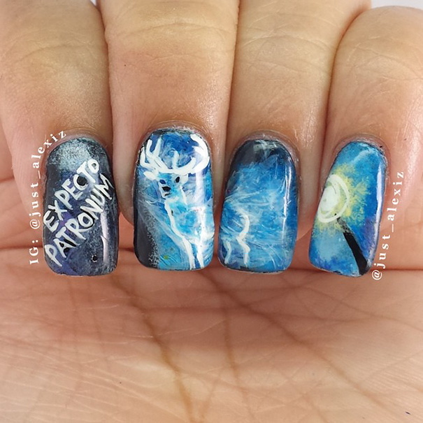 Harry Potter Nails Art