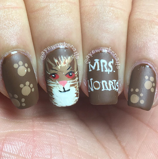 Harry Potter Nails Art