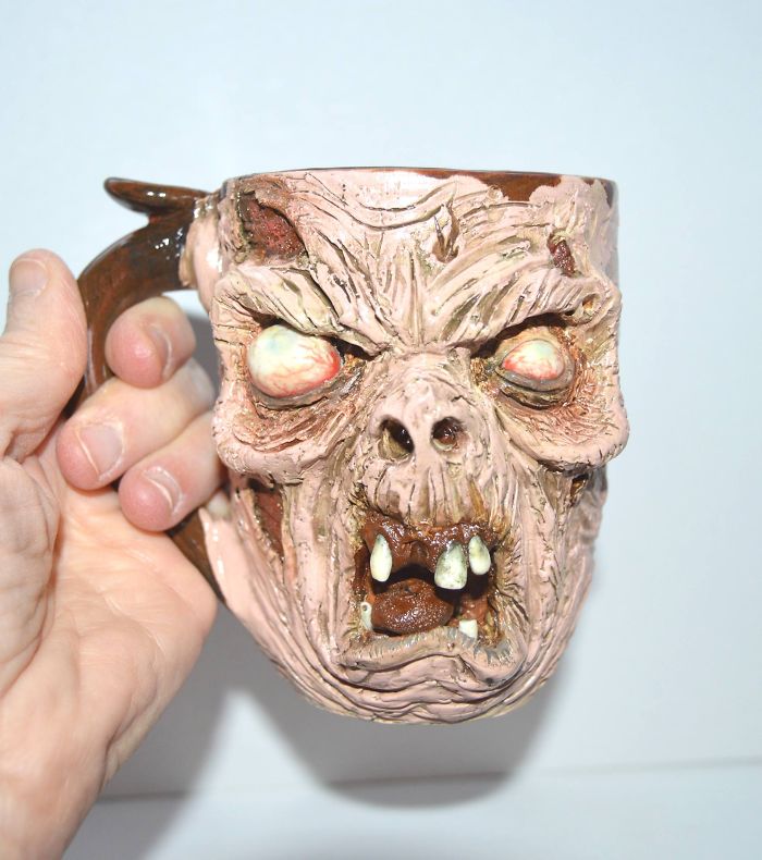 I Create One Of A Kind Mugs Of Scary Monsters I Create One Of A Kind Mugs Of Scary Monsters