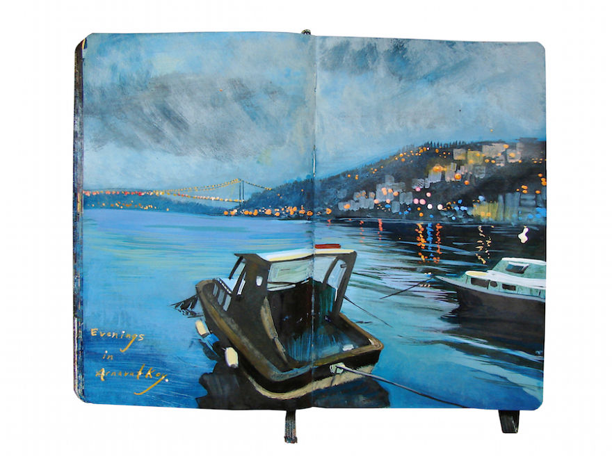 I Documented Two Years of Travel By Painting In My Moleskine Notebook I Documented Two Years of Travel By Painting In My Moleskine Notebook