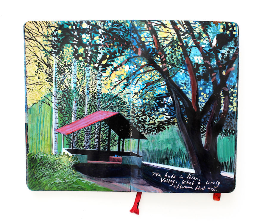 I Documented Two Years of Travel By Painting In My Moleskine Notebook I Documented Two Years of Travel By Painting In My Moleskine Notebook