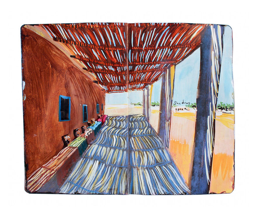 I Documented Two Years of Travel By Painting In My Moleskine Notebook I Documented Two Years of Travel By Painting In My Moleskine Notebook