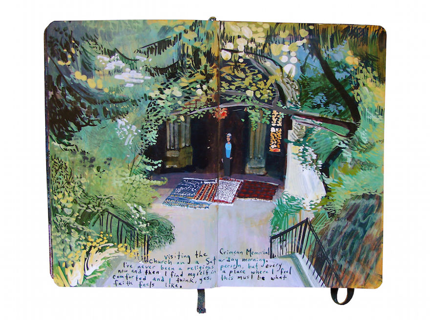 I Documented Two Years of Travel By Painting In My Moleskine Notebook I Documented Two Years of Travel By Painting In My Moleskine Notebook
