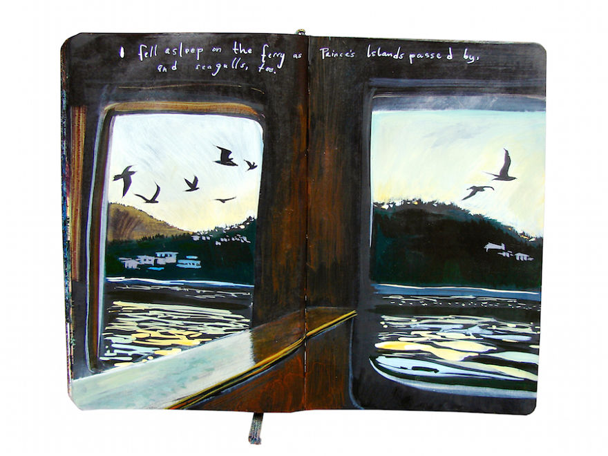 I Documented Two Years of Travel By Painting In My Moleskine Notebook I Documented Two Years of Travel By Painting In My Moleskine Notebook
