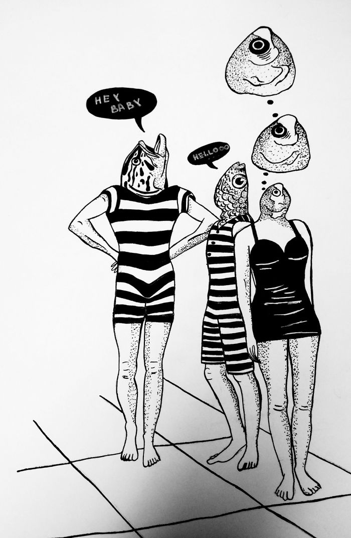 I Draw Surreal Illustrations To Battle My Way Out Of Social Anxiety