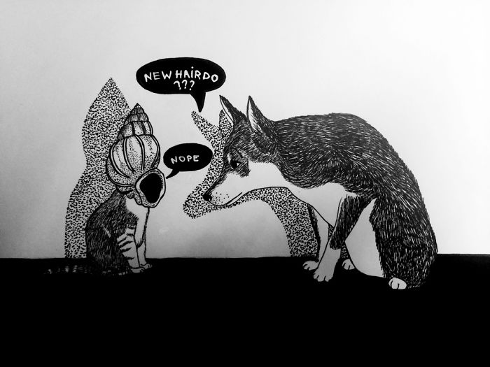 I Draw Surreal Illustrations To Battle My Way Out Of Social Anxiety