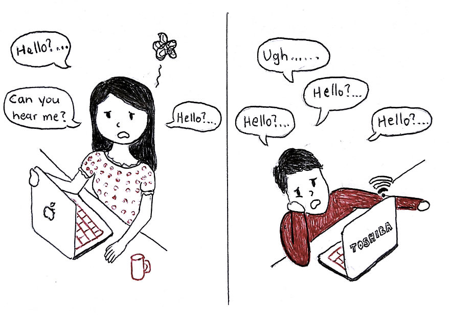 I Draw What It’s Like To Be In A Long Distance Relationship