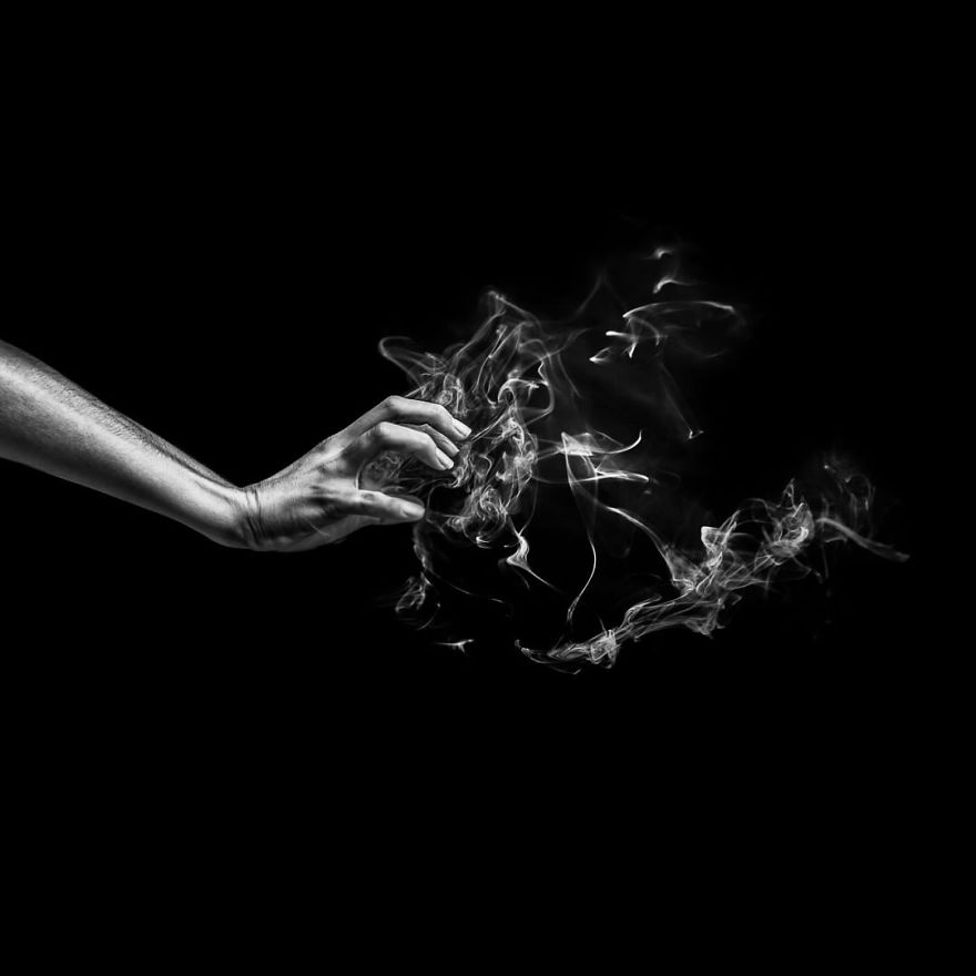 I Express My Desires And Fears In 'Deep Black' Photos