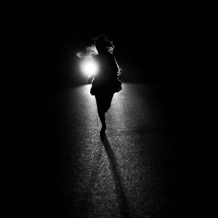 I Express My Desires And Fears In 'Deep Black' Photos