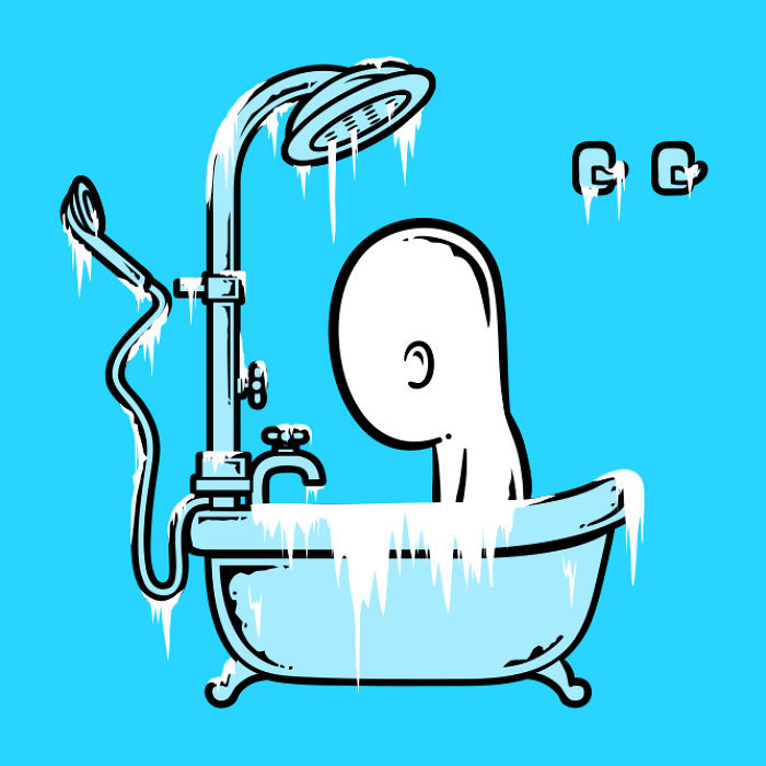 I Illustrated Famous Characters Having A Bath And Showering I Illustrated Famous Characters Having A Bath And Showering