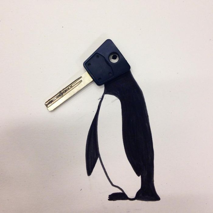 I Make Fun Art Using Only Simple Household Items And A Pen