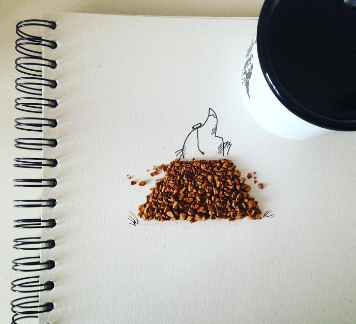 I Make Fun Art Using Only Simple Household Items And A Pen