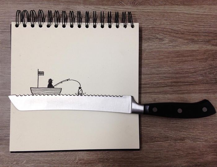 I Make Fun Art Using Only Simple Household Items And A Pen