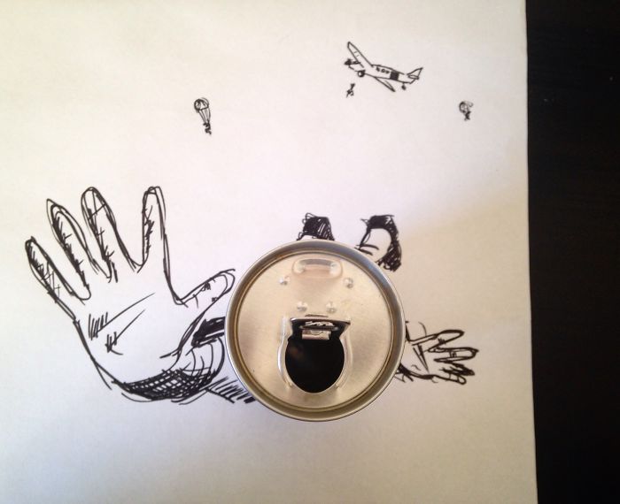 I Make Fun Art Using Only Simple Household Items And A Pen