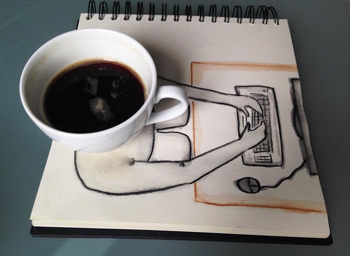 I Make Fun Art Using Only Simple Household Items And A Pen