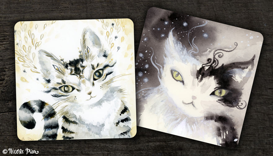 I Paint Cats As Fluffy Philosophers Sharing Their Healing Messages I Paint Cats As Fluffy Philosophers Sharing Their Healing Messages