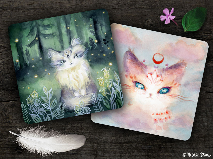 I Paint Cats As Fluffy Philosophers Sharing Their Healing Messages I Paint Cats As Fluffy Philosophers Sharing Their Healing Messages