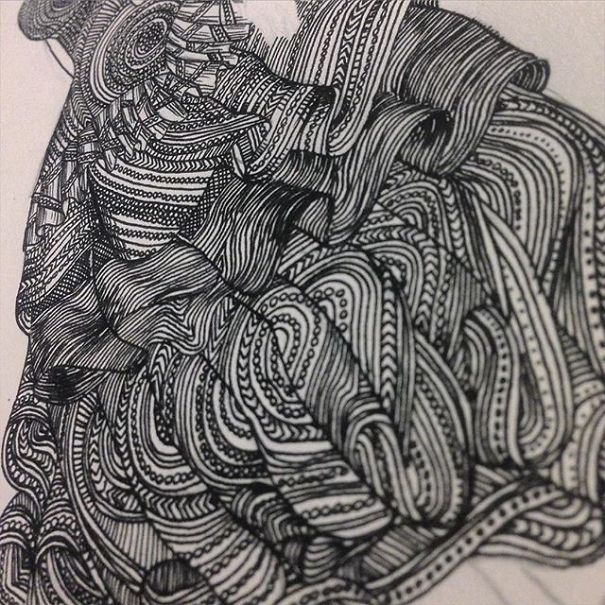 I Use Thousands Of Lines To Create Chaotic And Detailed Illustrations I Use Thousands Of Lines To Create Chaotic And Detailed Illustrations