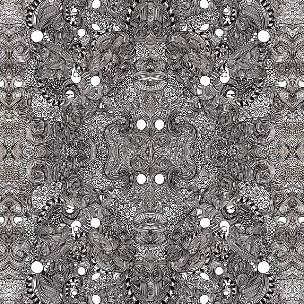 I Use Thousands Of Lines To Create Chaotic And Detailed Illustrations