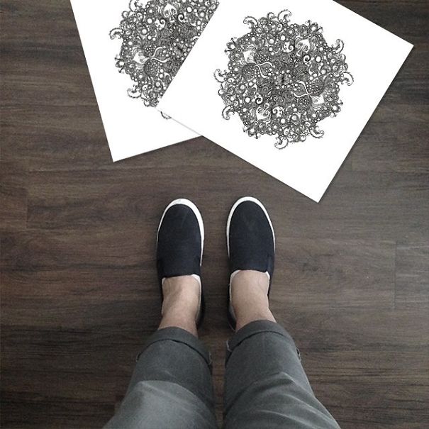 I Use Thousands Of Lines To Create Chaotic And Detailed Illustrations I Use Thousands Of Lines To Create Chaotic And Detailed Illustrations